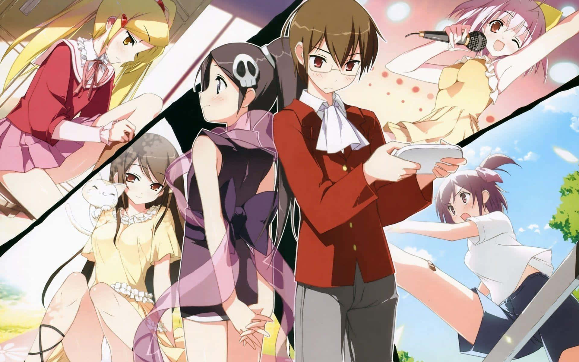 The World God Only Knows Back-to-back Background