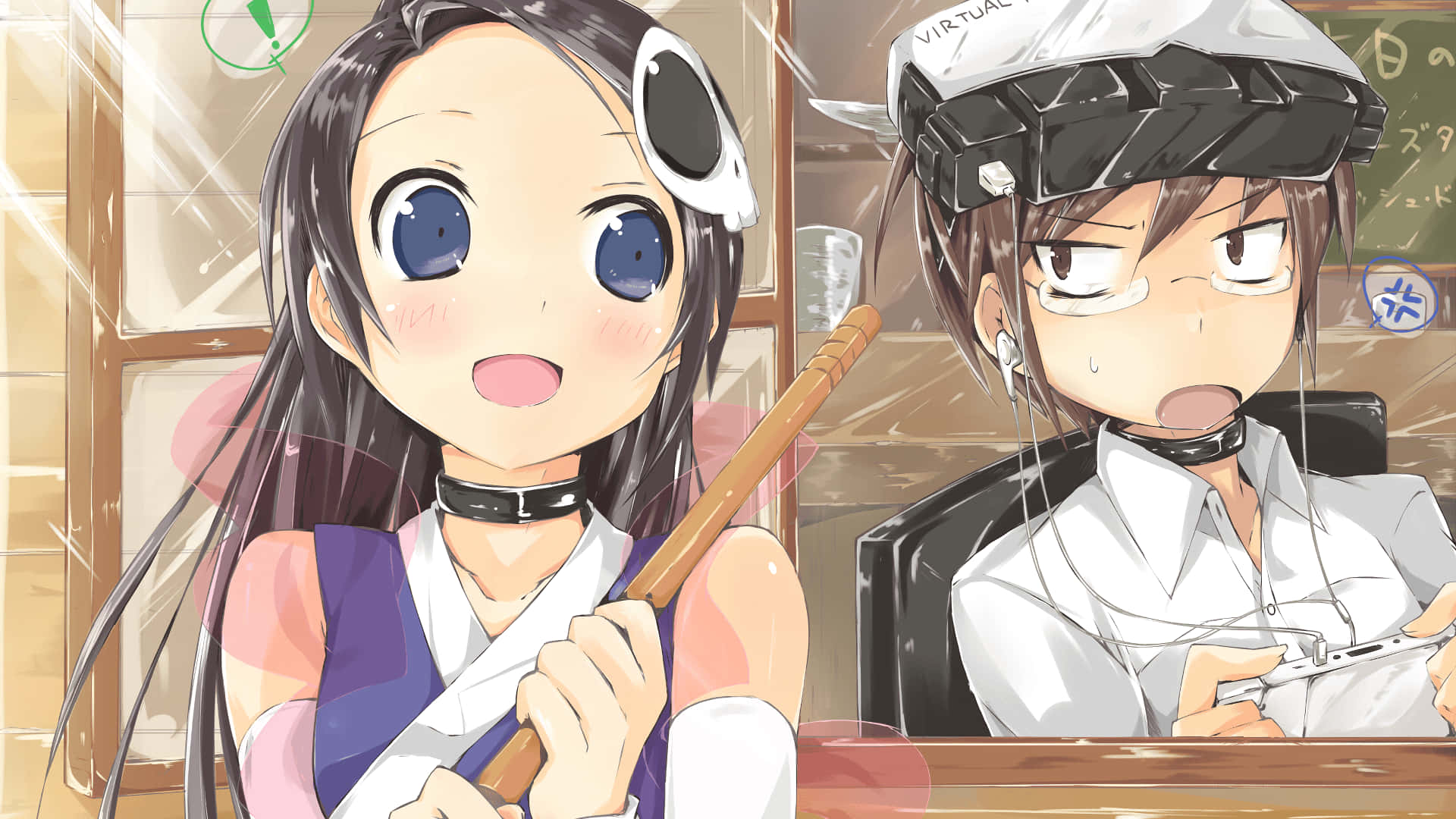 The World God Only Knows Elsie And Keima Background