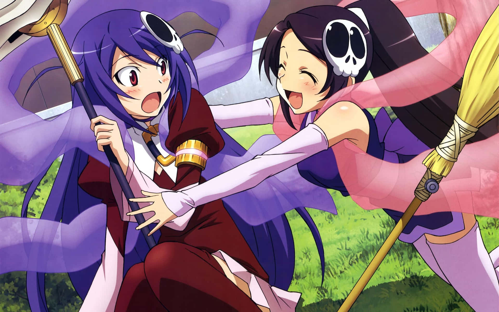 The World God Only Knows Hugging Background