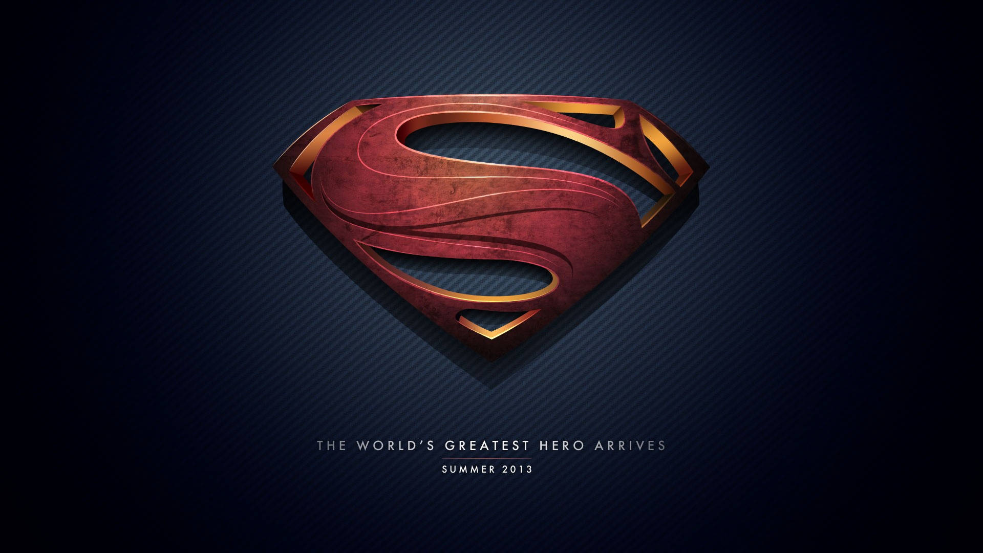 The World’s Greatest Hero Superman Logo Background