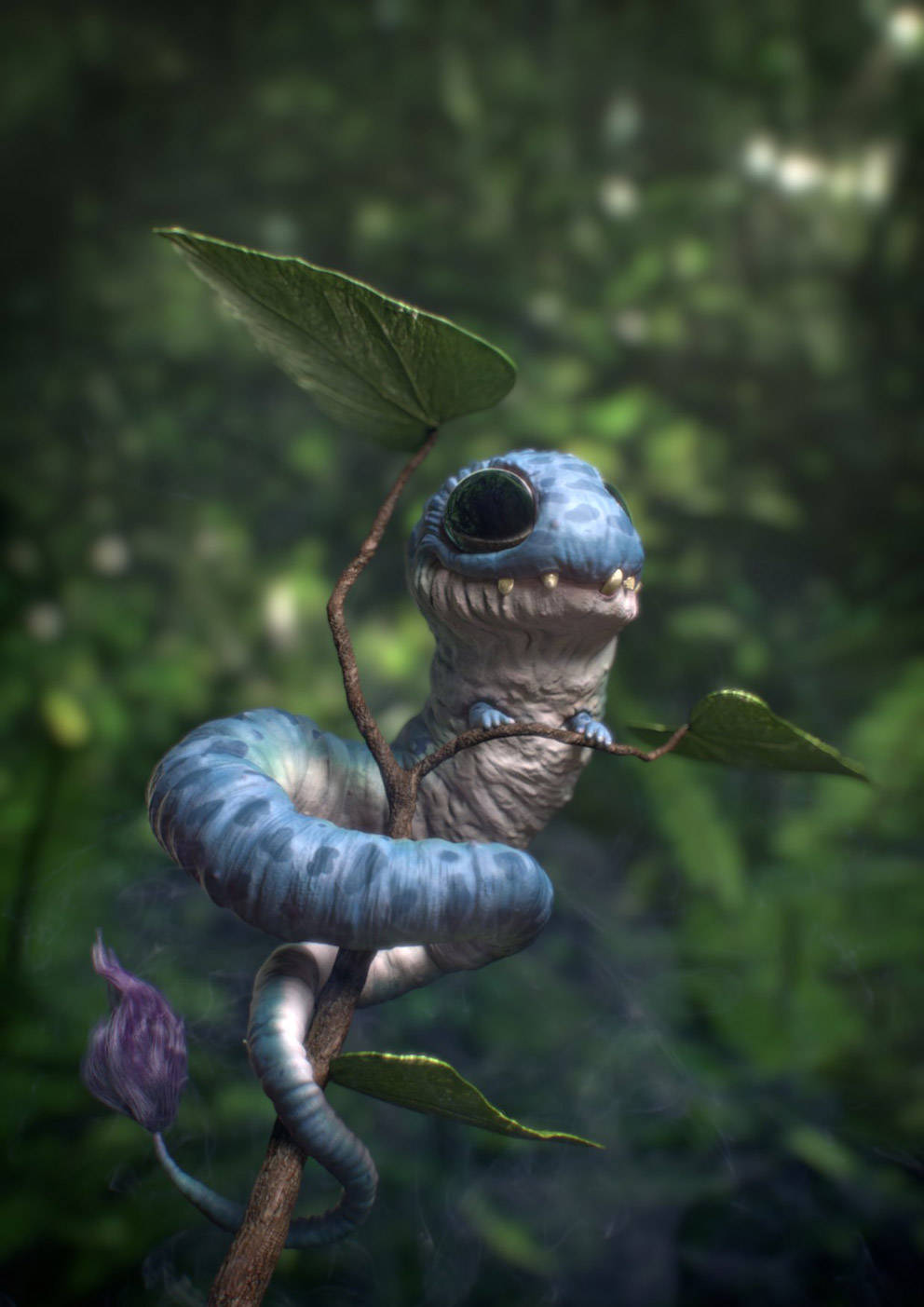 The Worm By Jon Botros Background