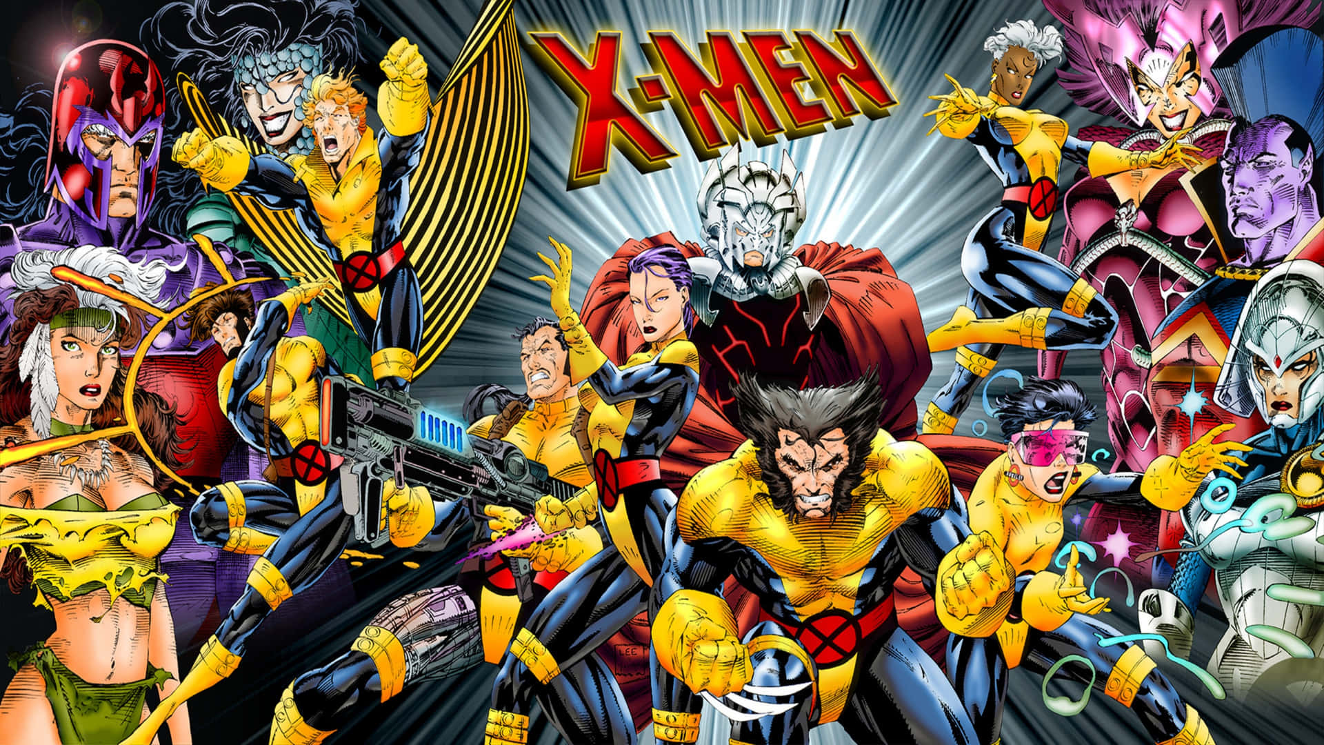The X-men Characters Of Marvel Comics 2560x1440 Background