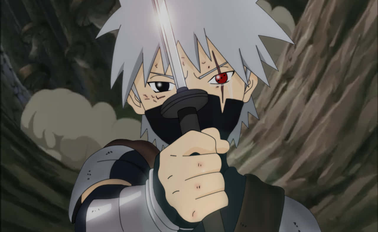 The Young And Ambitious Kakashi Hatake Background
