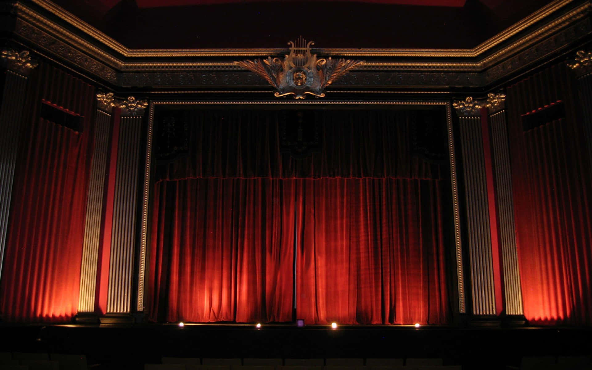Theater For Broadway Shows And Plays Background