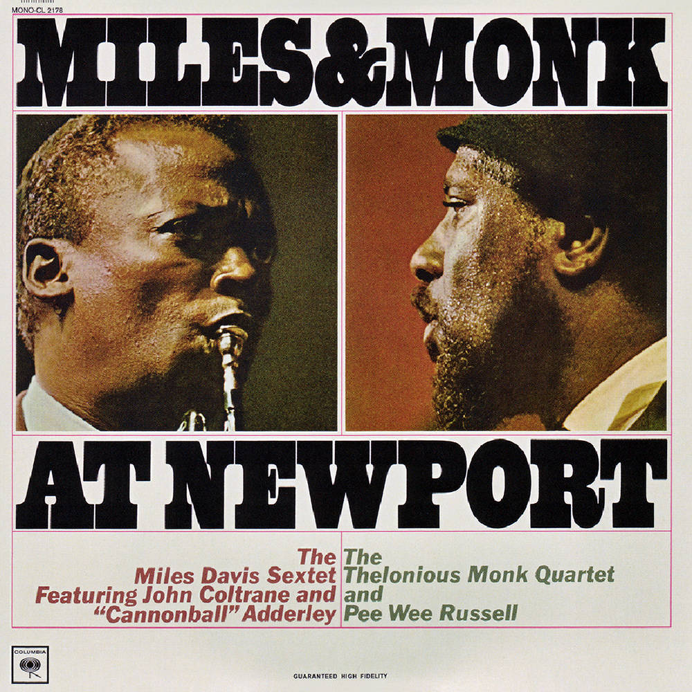 Thelonious Monk And Miles At Newport Background