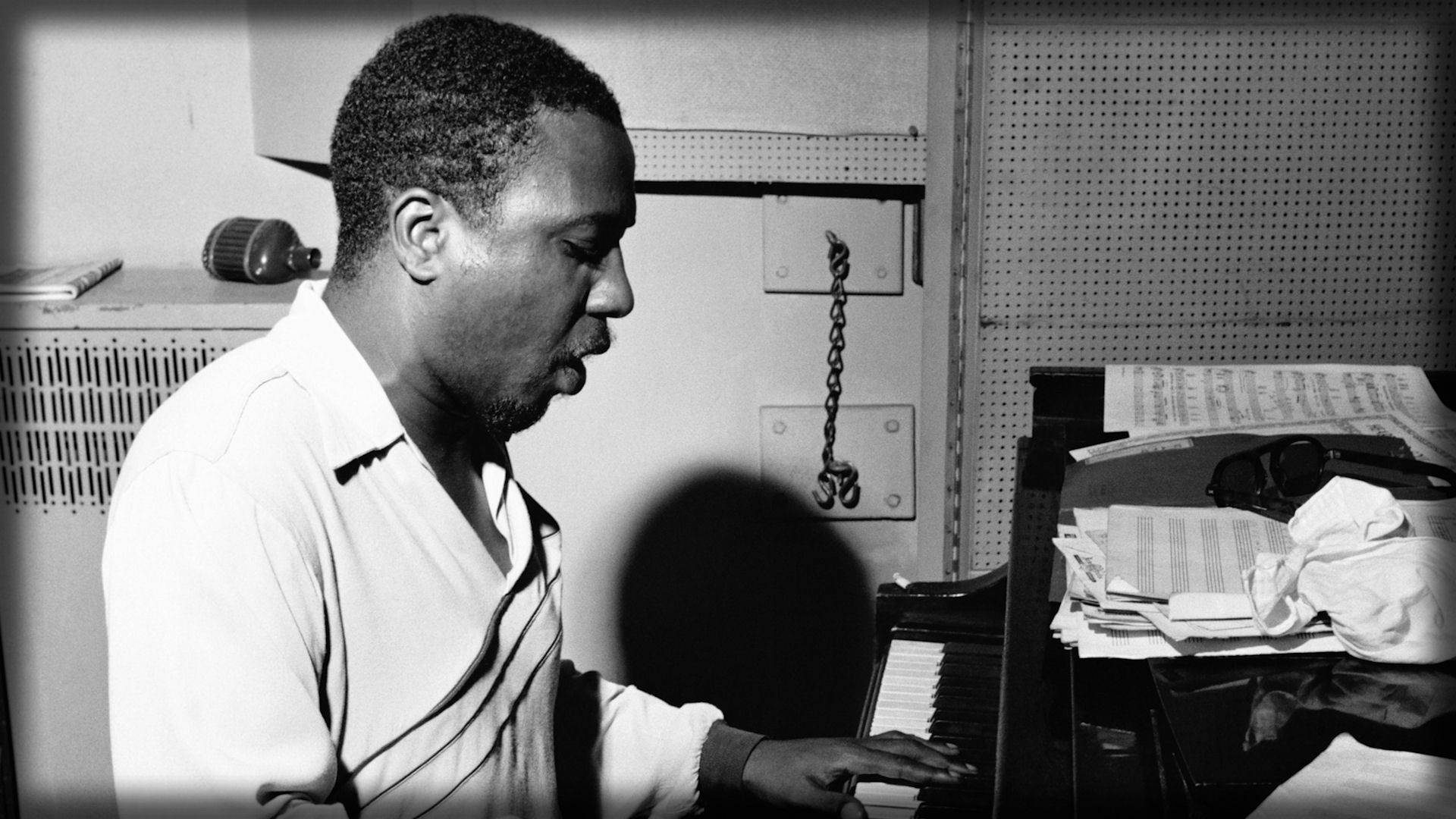 Thelonious Monk Compising A Song