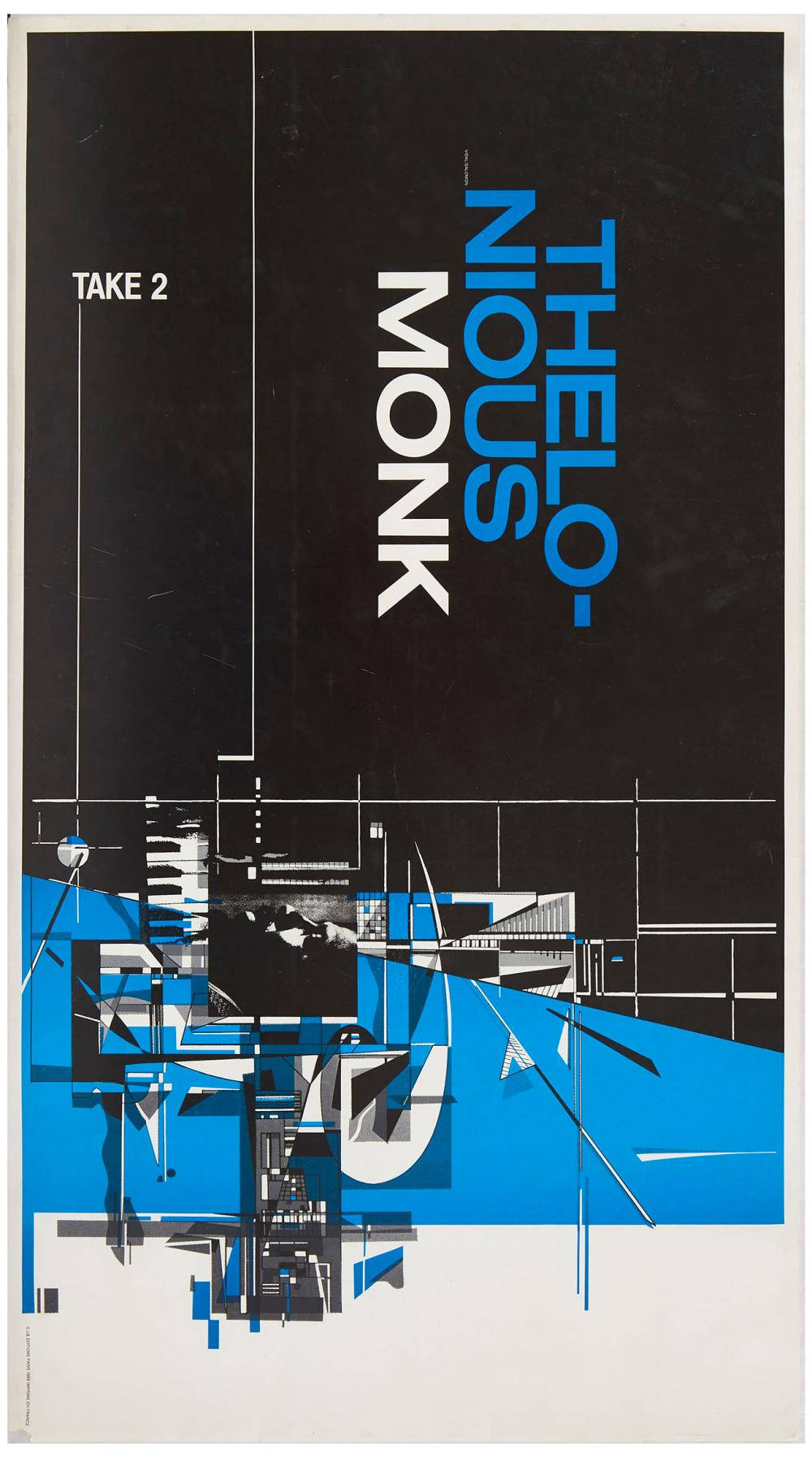 Thelonious Monk Jazz Ticket Background