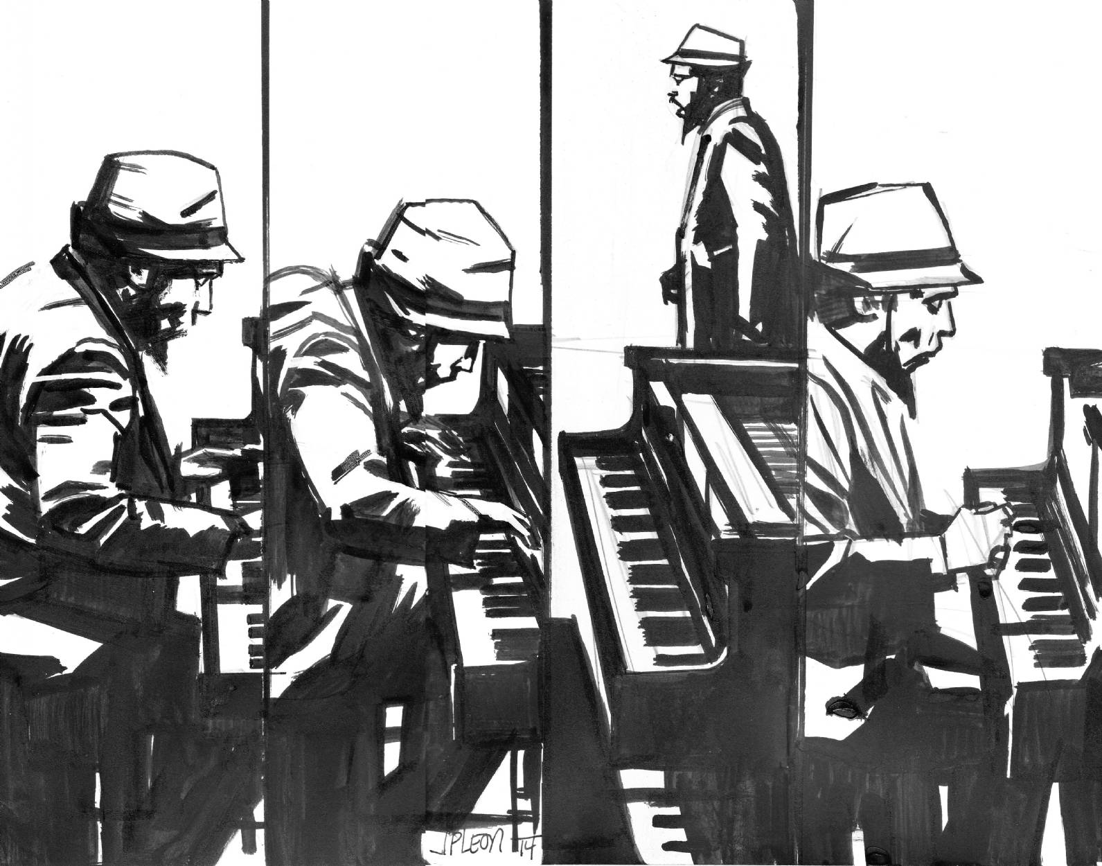 Thelonious Monk - The Maestro Of Jazz Background