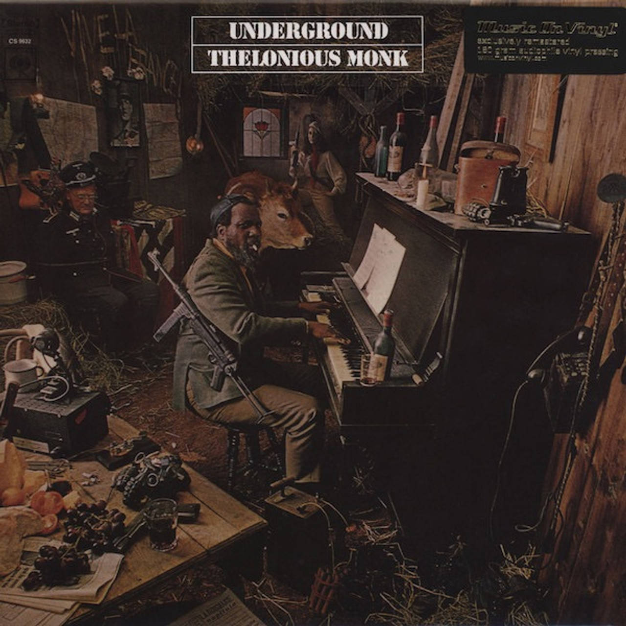 Thelonious Monk Undergound Music Album Cover Background