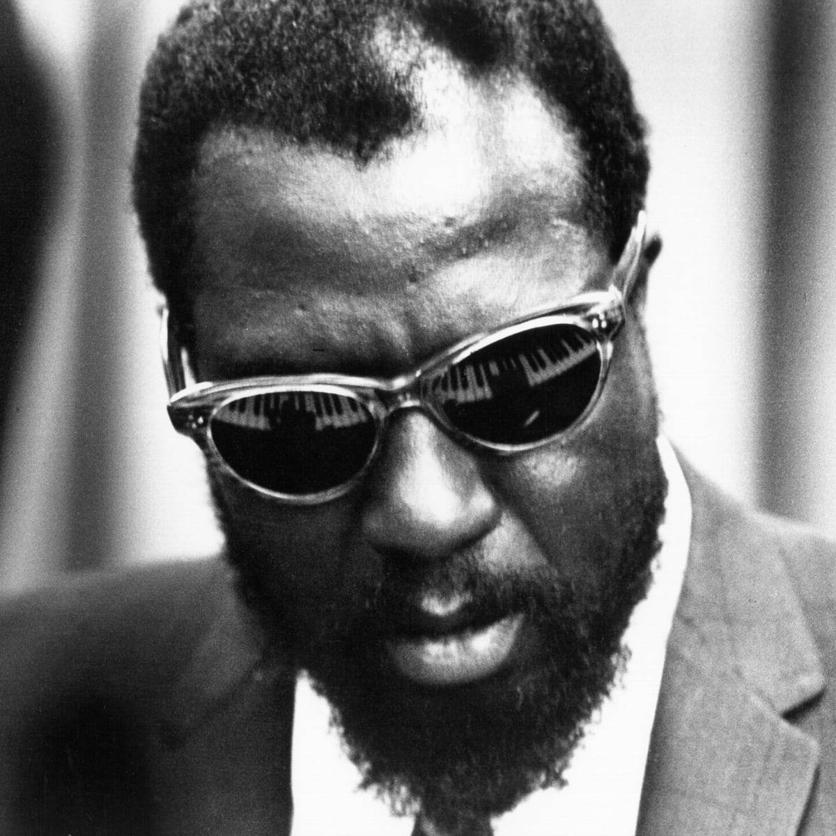 Thelonious Monk Wearing Sunglasses