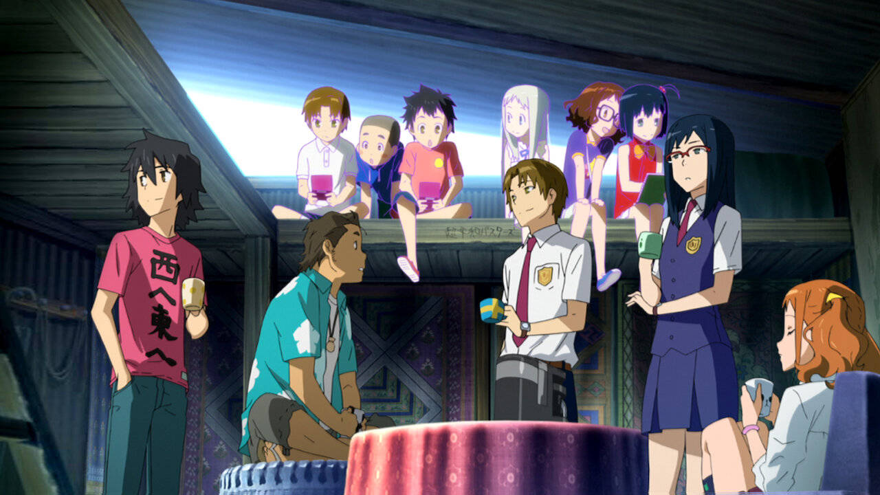 Then And Now Anohana Characters