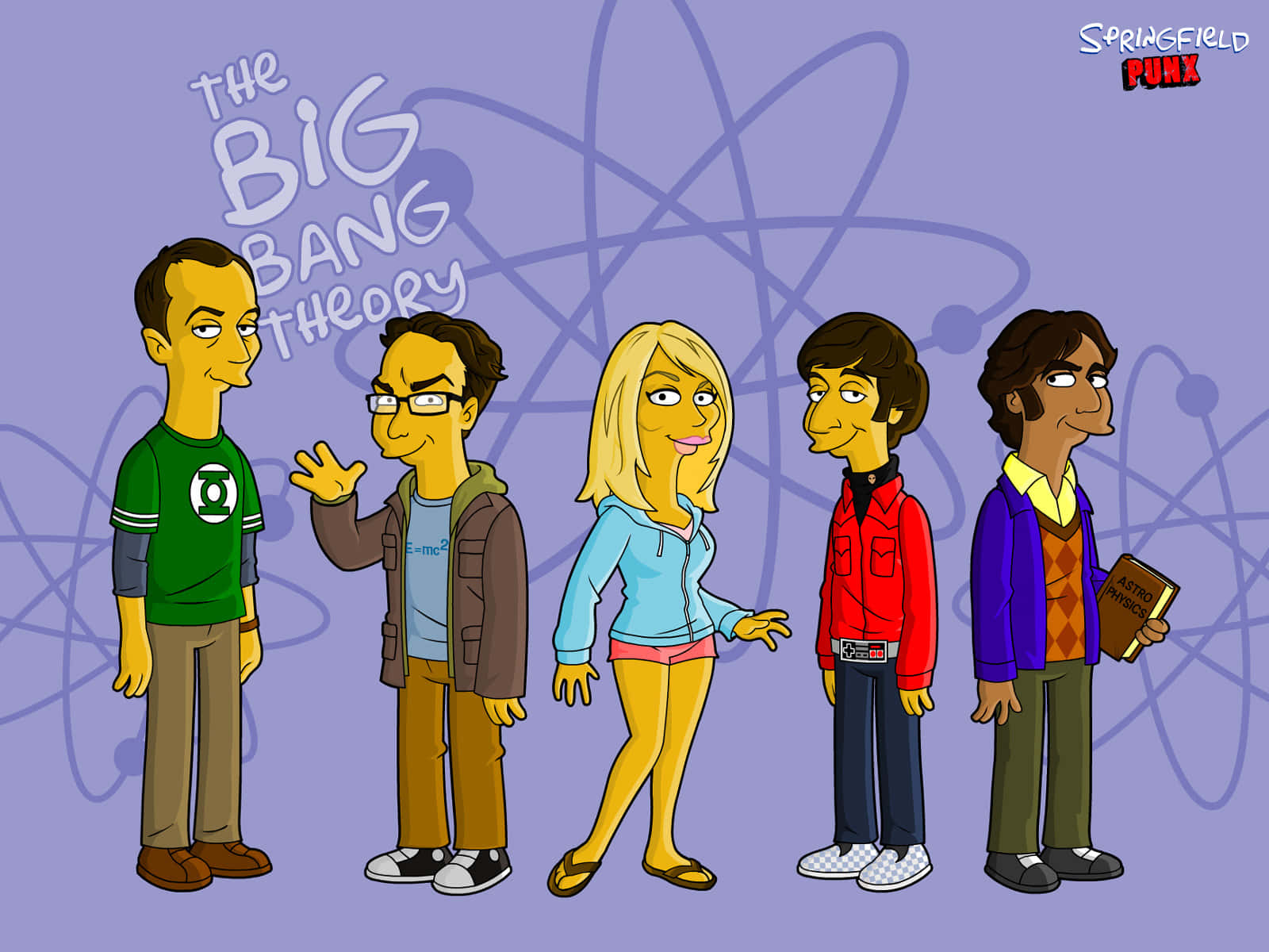 Theoretical Big Bang As Simpsons [wallpaper] Background