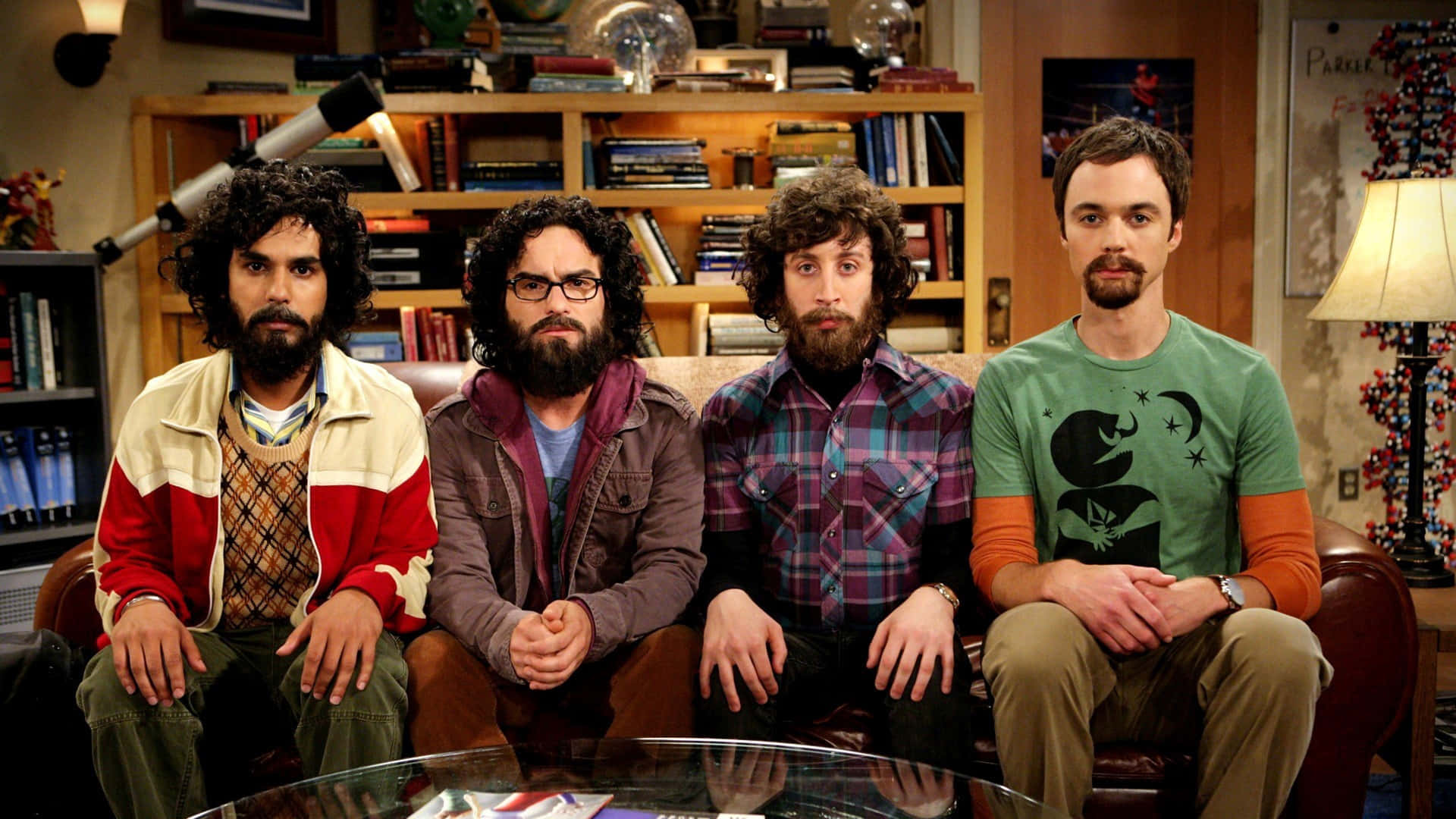 Theoretical Big Bang With Beard [wallpaper] Background