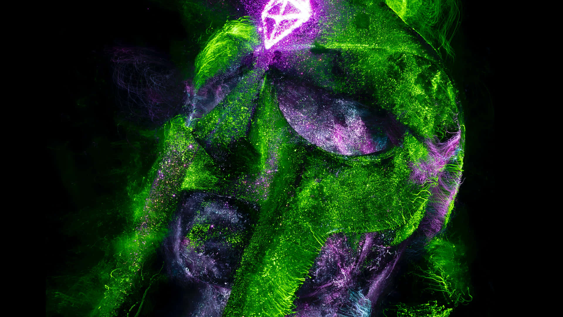 Theoretical Green Art [wallpaper] Background