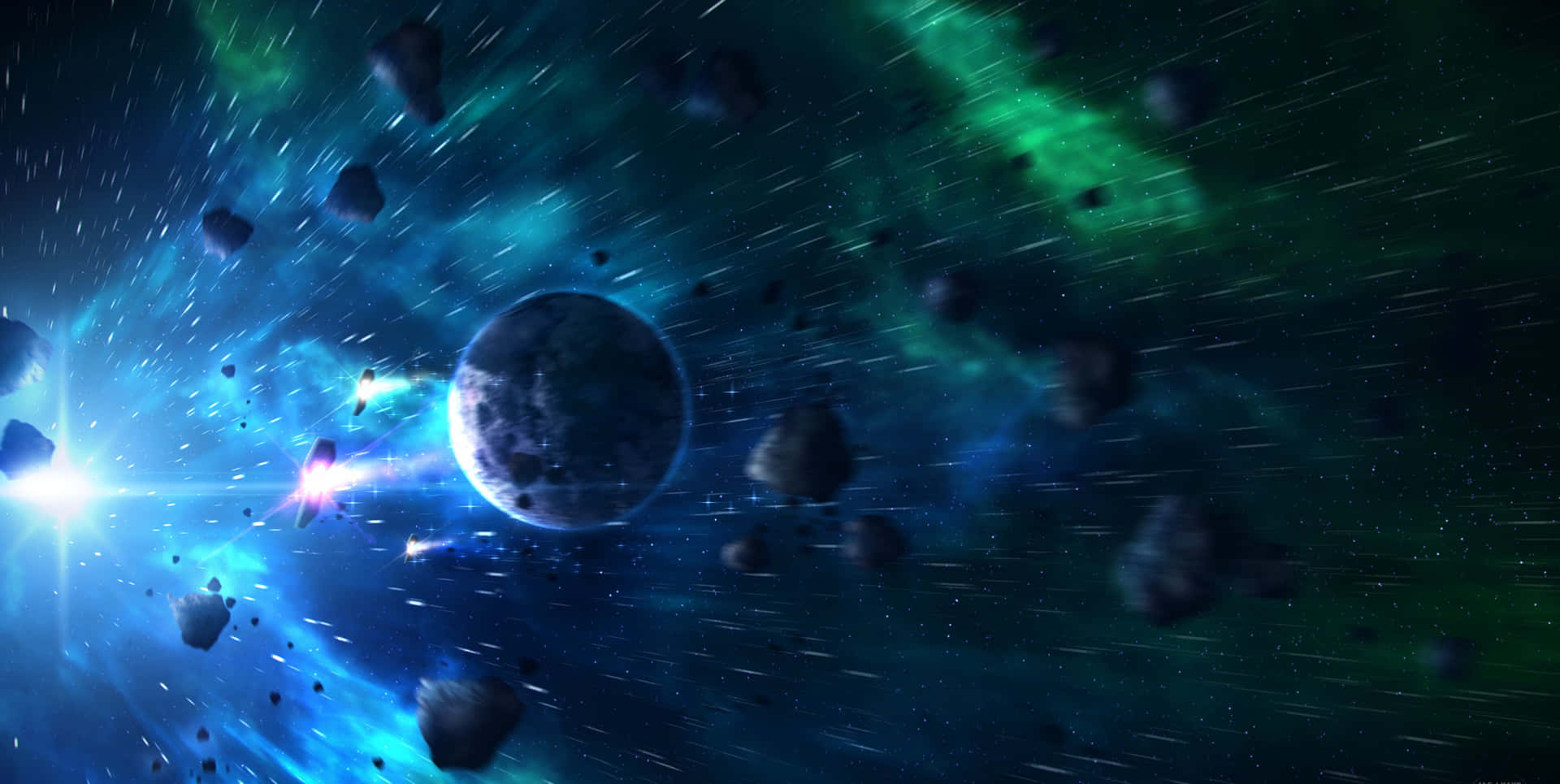 Theoretical Space Earth [wallpaper] Background