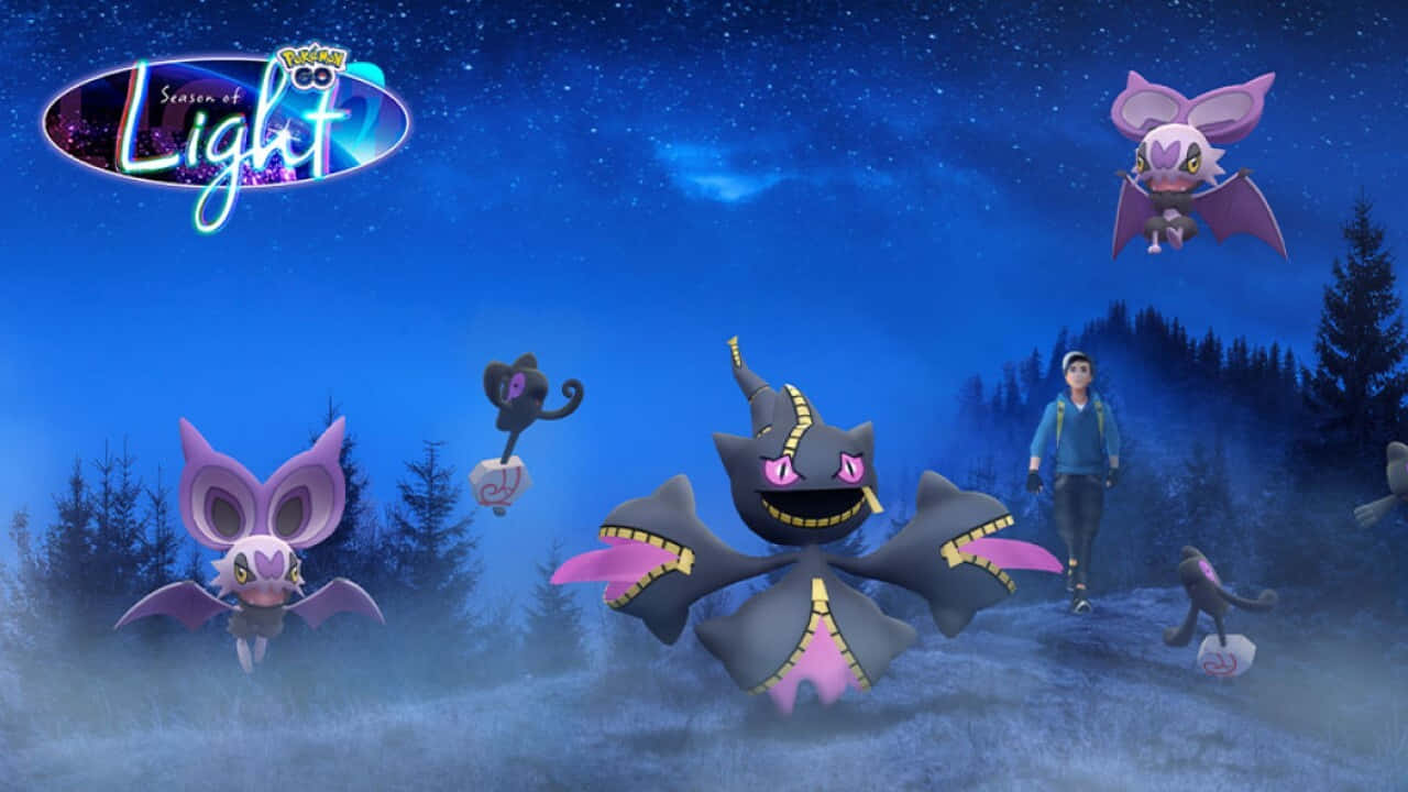 These Two Pokemon Are Ready For A Spooky Night Of Trick Or Treat! Background
