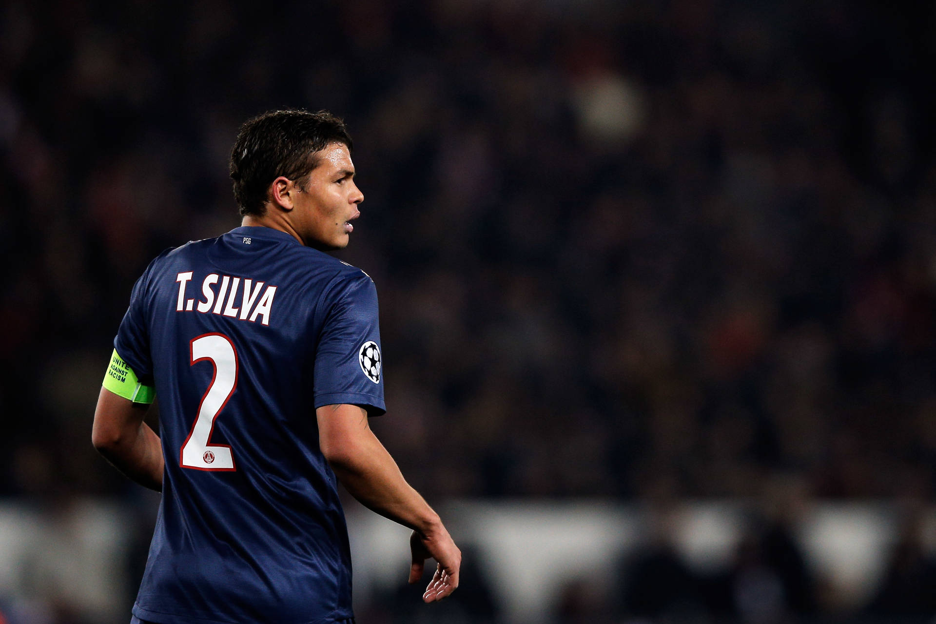 Thiago Silva In Blue Jersey