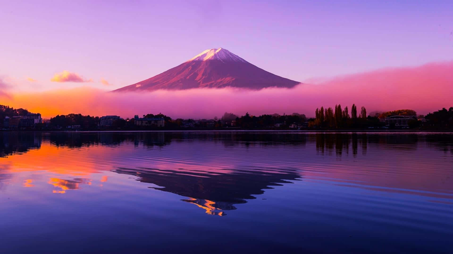 Thick Fog Around Mount Fuji