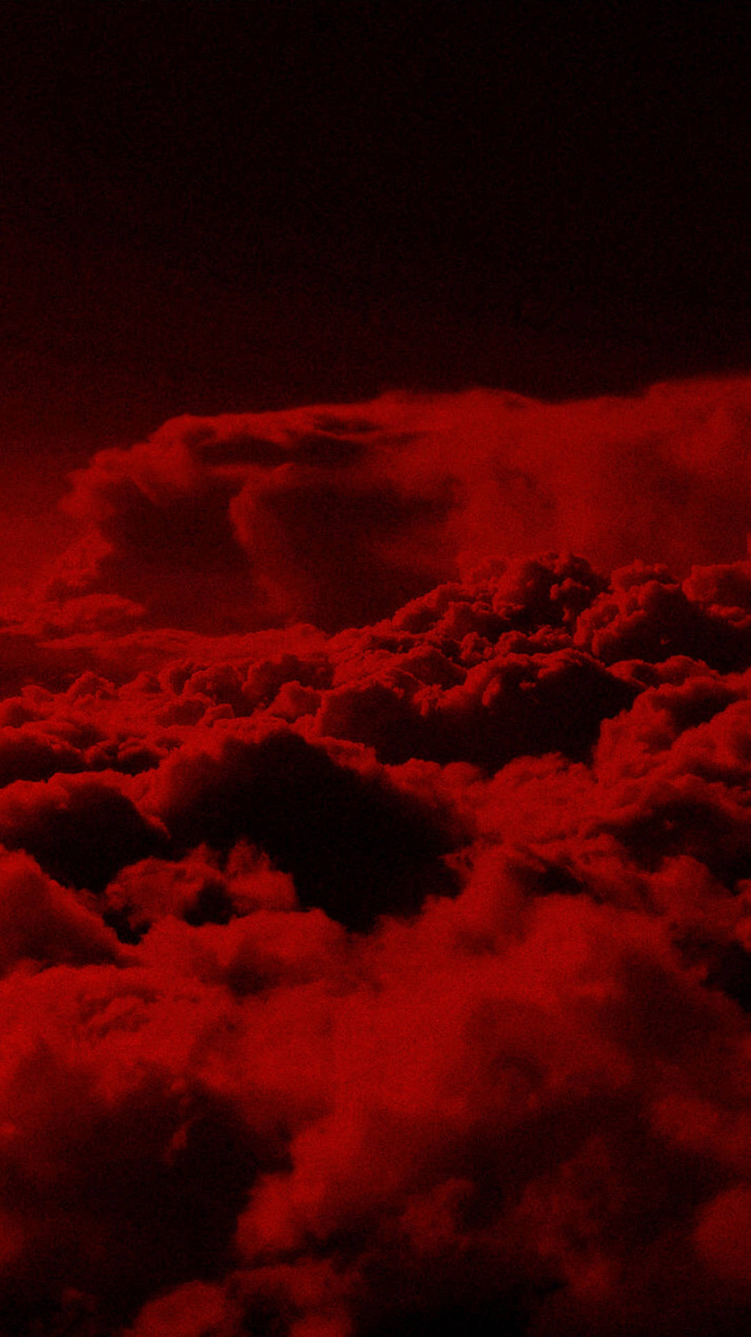 Thick Sea Of Clouds Red Aesthetic Iphone