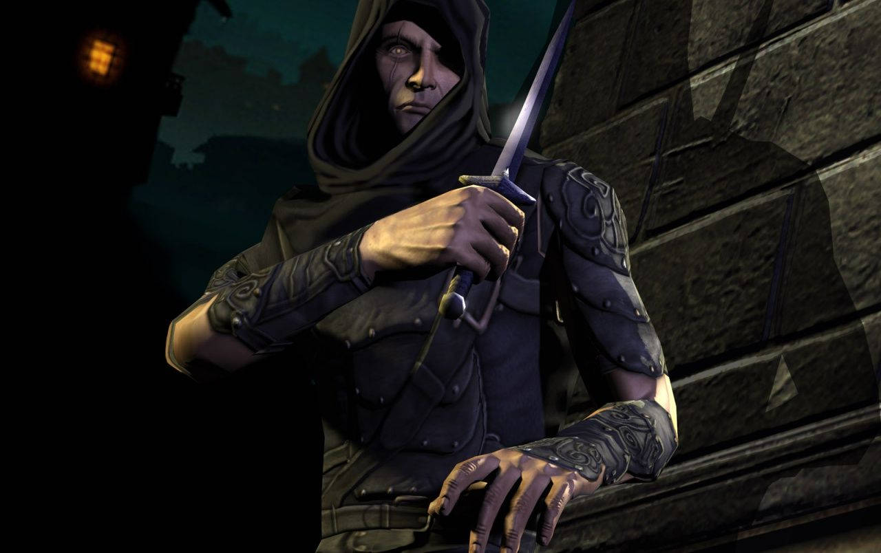 Thief Behind The Wall Background