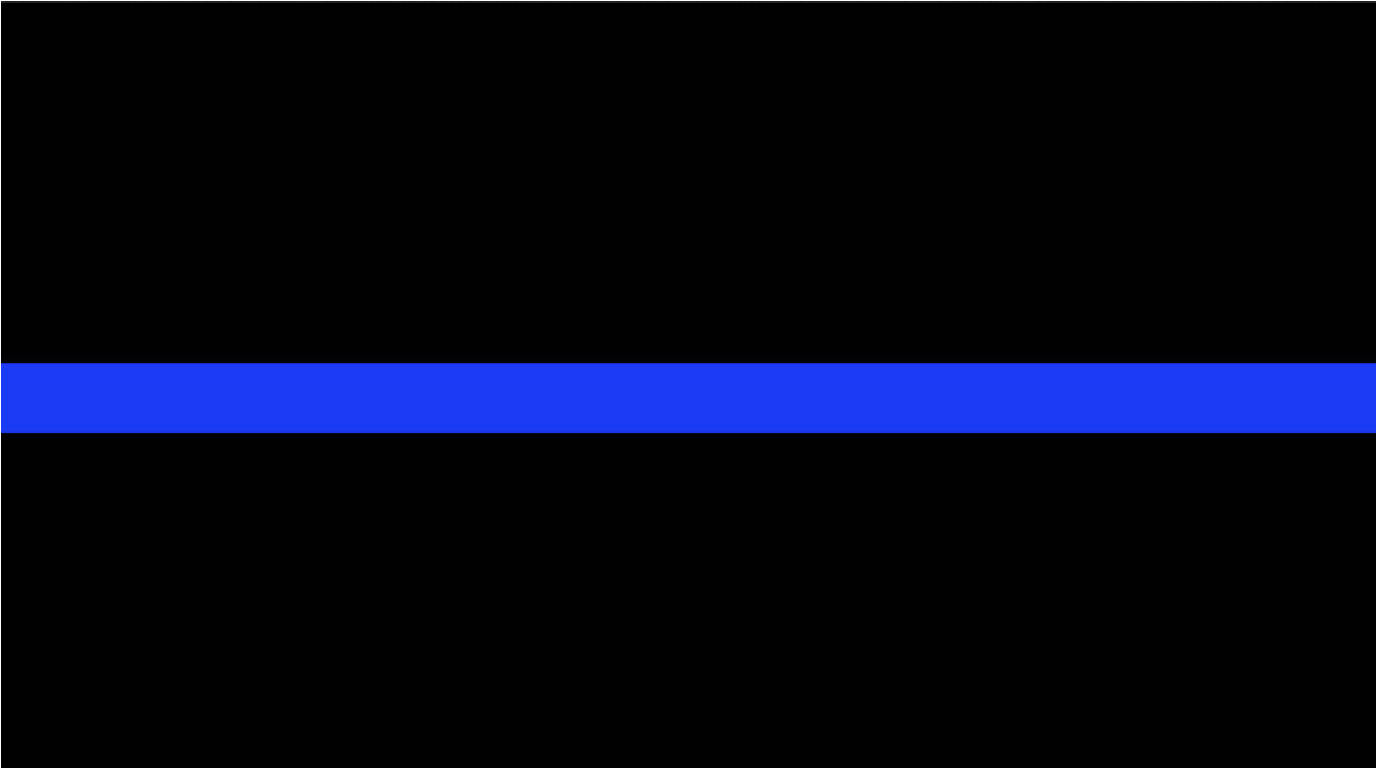 Thin Blue Line Police Symbol