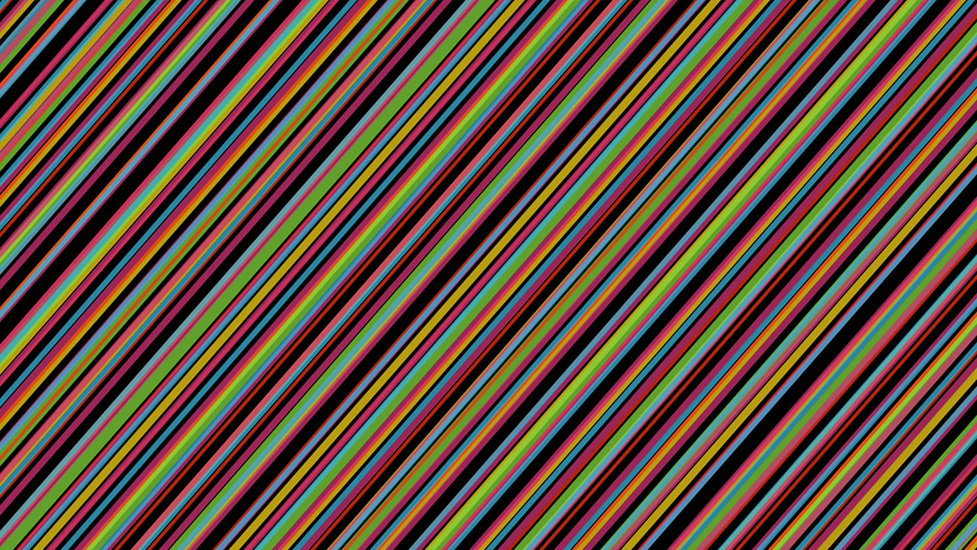 Thin Diagonal Rainbow Stripes Background