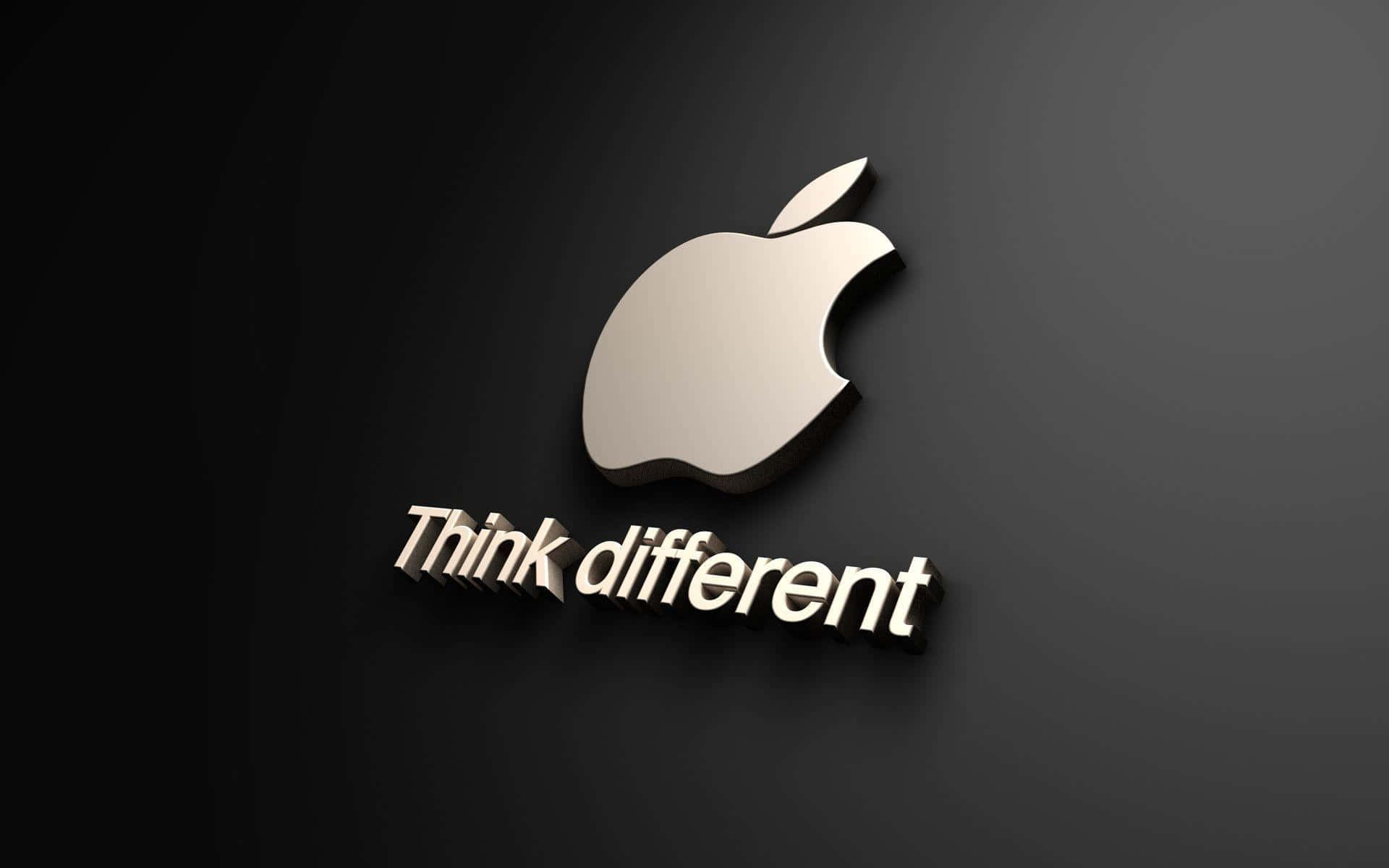 Think Different Slogan Best Apple Graphic Art Background