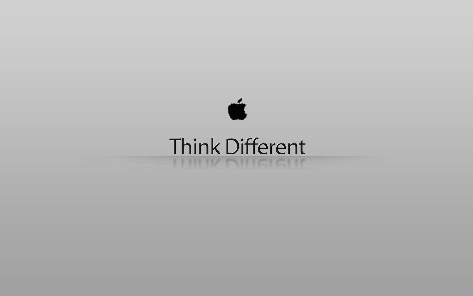 Think Different With Apple Background