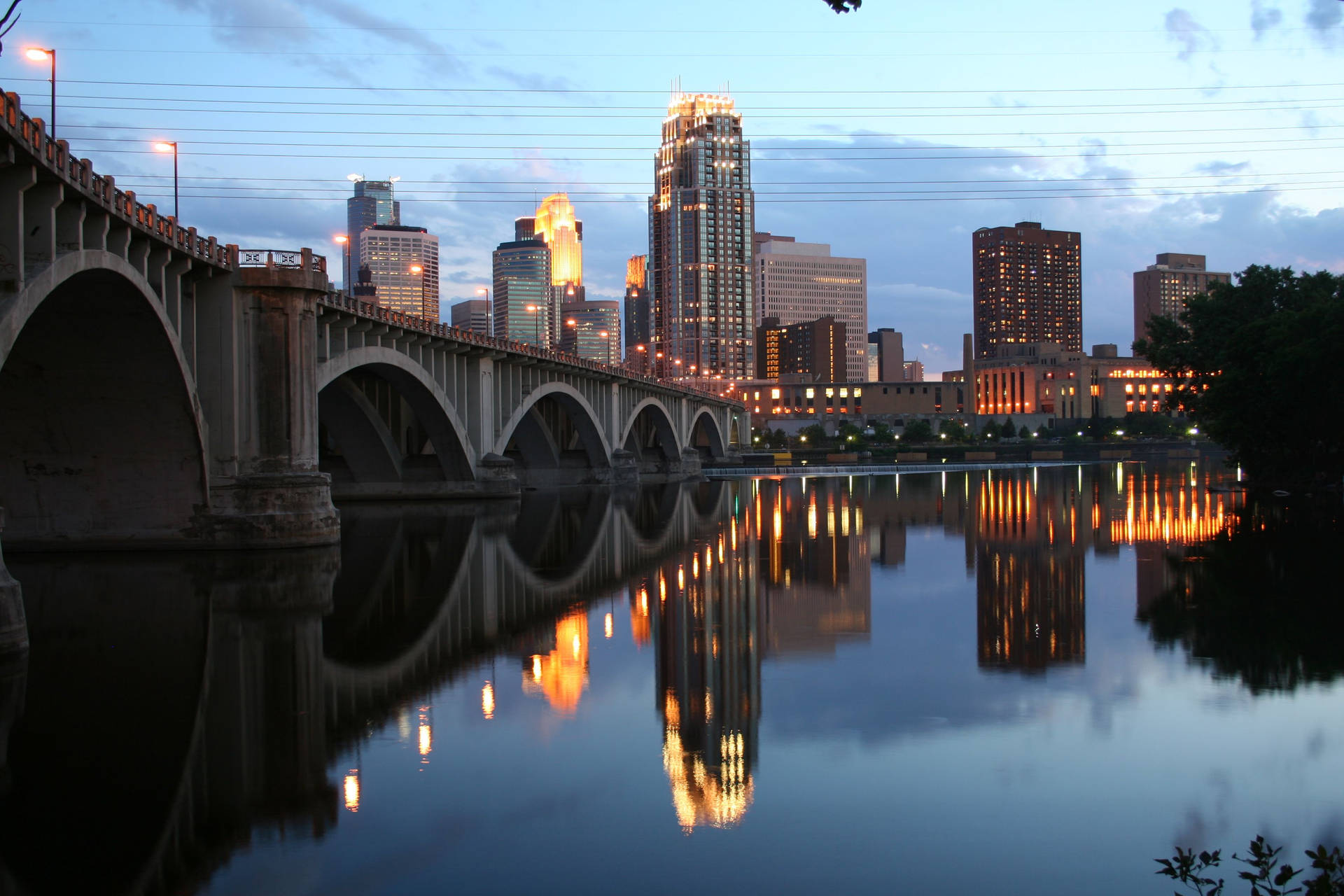 Third Avenue Bridge Over The Mississippi River