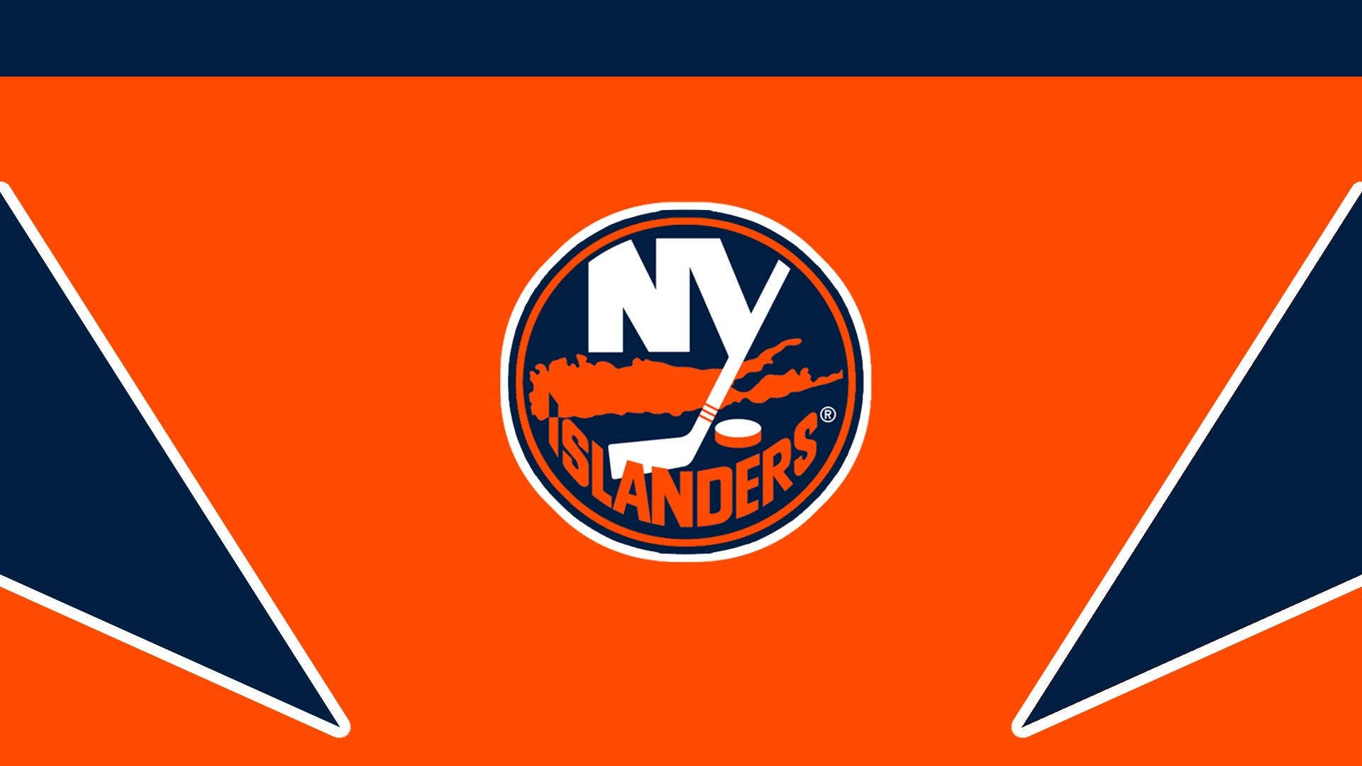 Third Orange New York Islanders Jersey Background