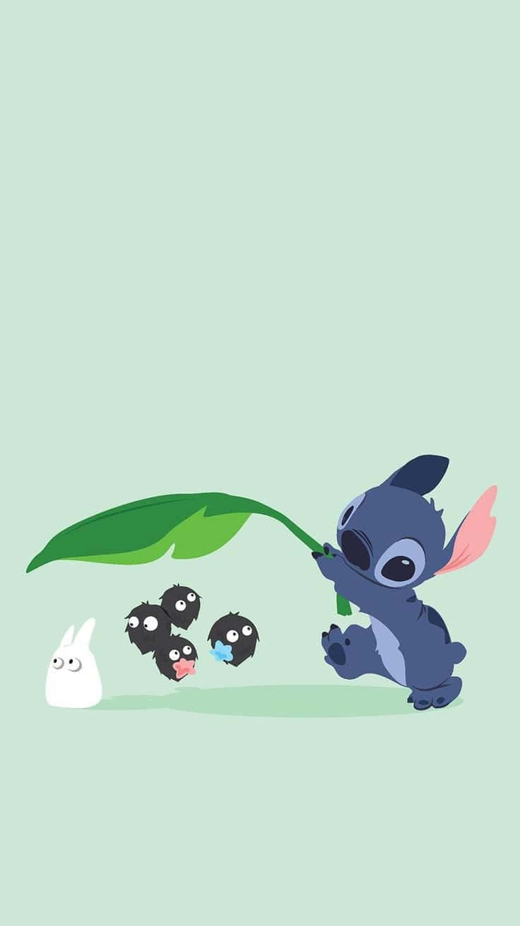 This Adorable Baby Stitch Will Put A Smile On Your Face Background