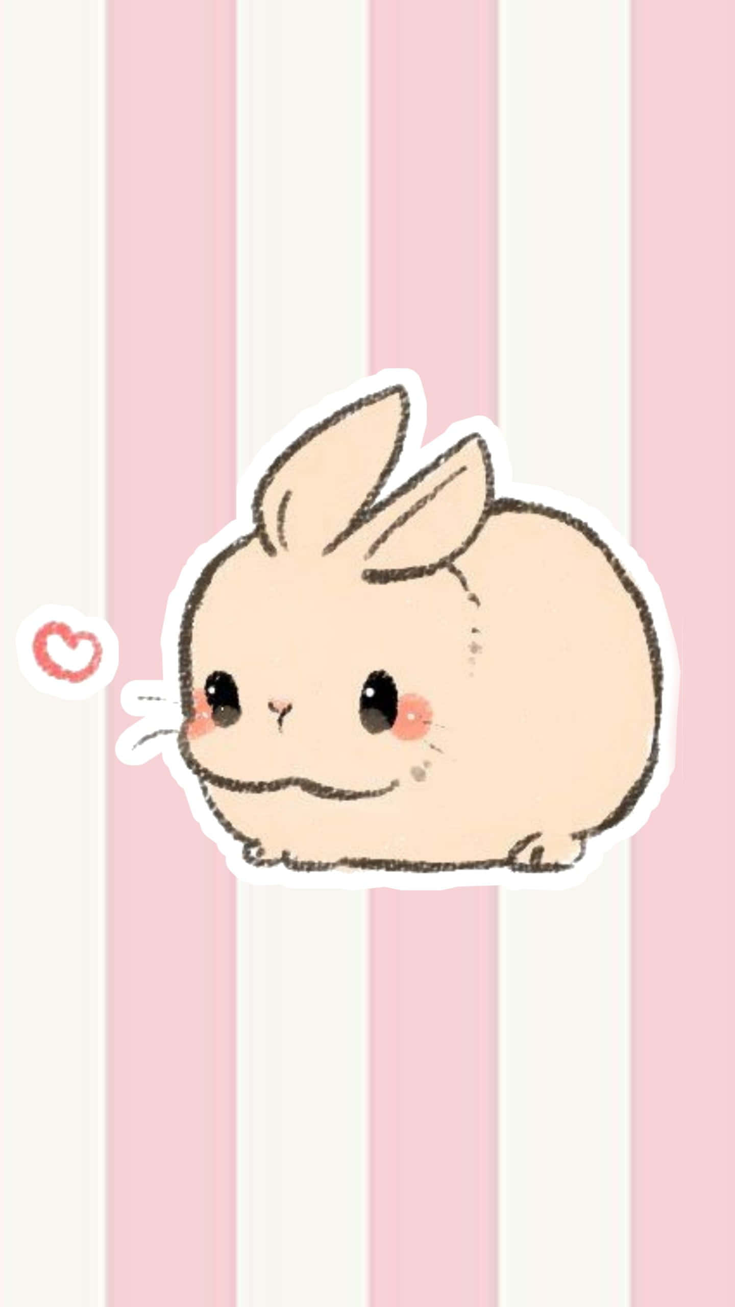 This Adorable Kawaii Bunny Is Ready To Make You Smile Background