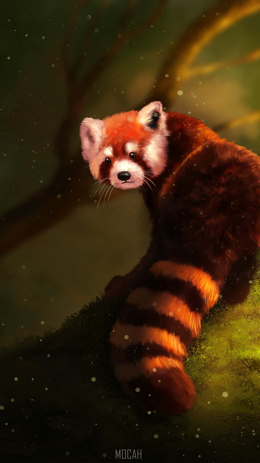 This Adorable Little Red Panda Is Ready To Brighten Your Day Background