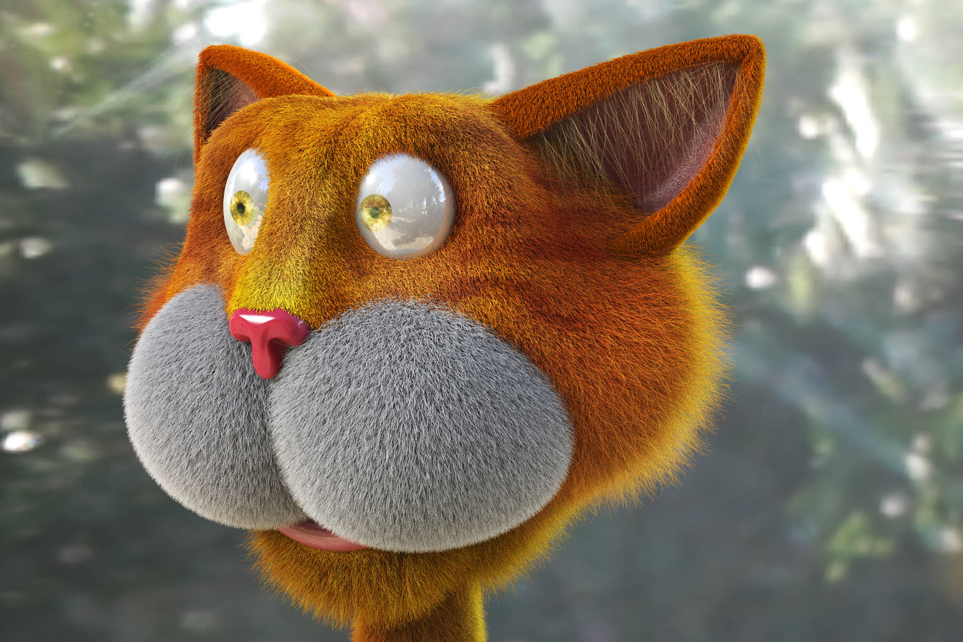 This Adorably Lifelike 3d Orange Cat Will Brighten Your Day!