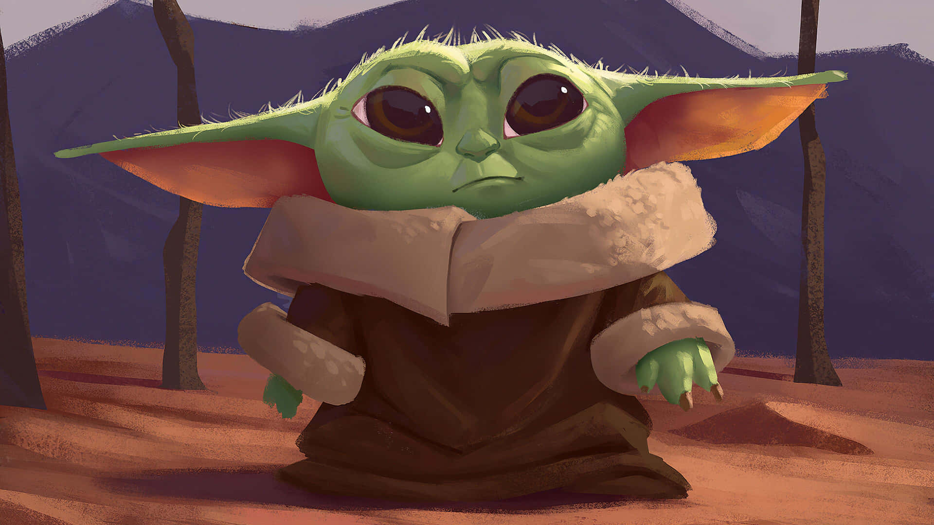 This Cute Baby Yoda Cartoon Will Make You Smile!