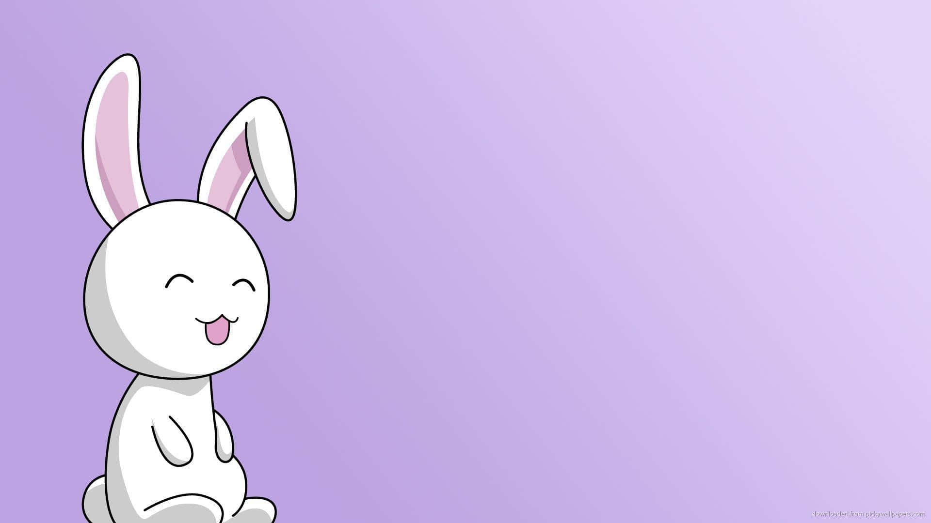 This Cute Kawaii Bunny Is Too Adorable! Background