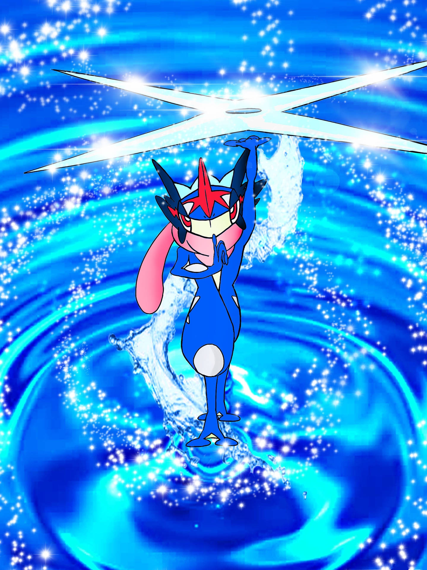 This Greninja Is Ready To Battle! Background