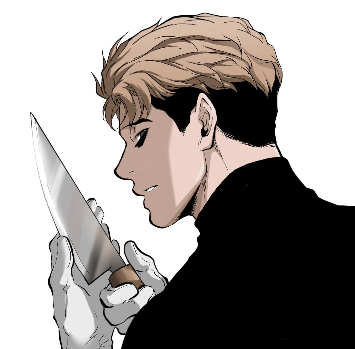 This Handsome Man Is Sangwoo - The Mysterious And Twisted Character From The Korean Manga Series Killing Stalking. Background