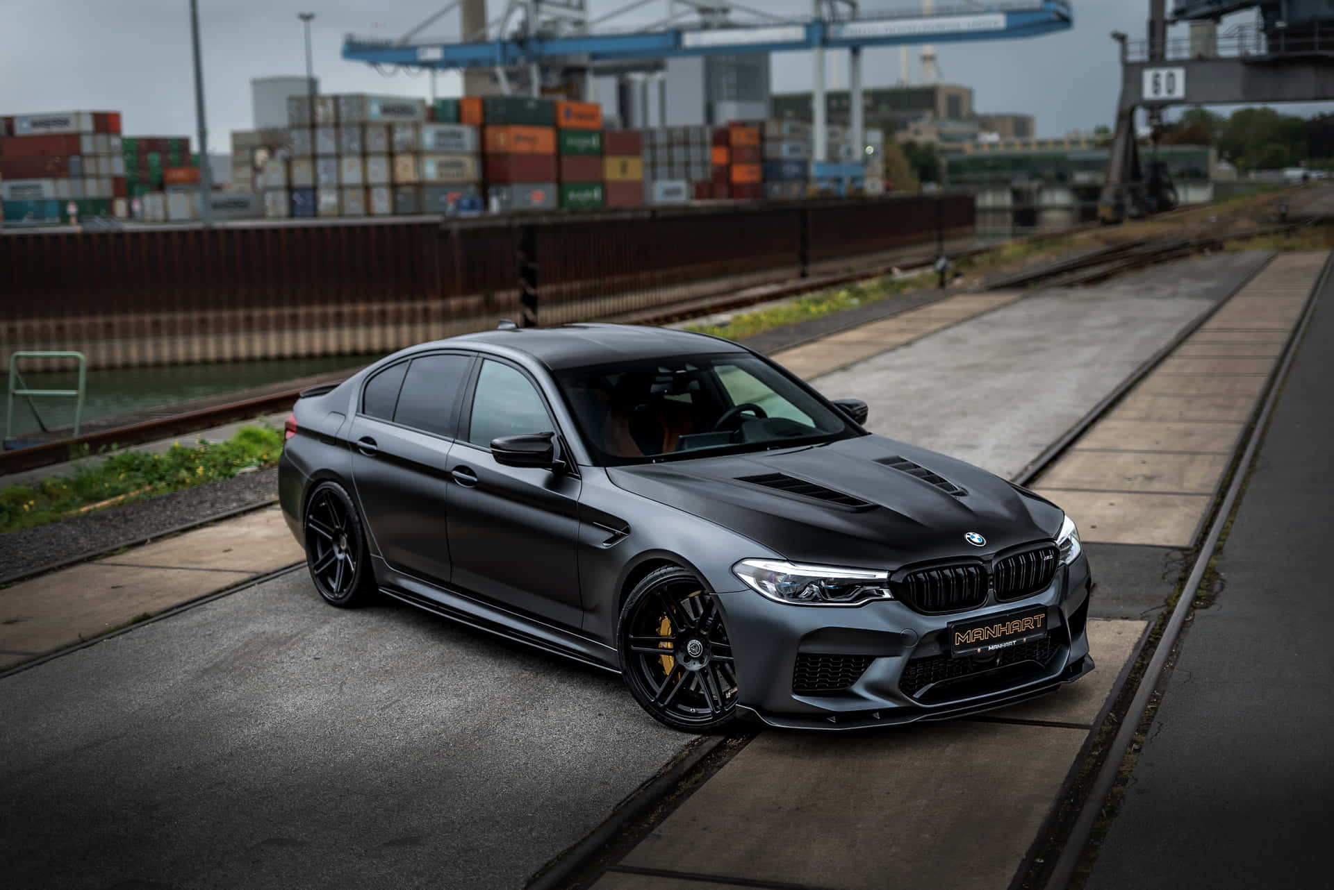 This Is Bmw M5 4k With Its Iconic Curves And Sleek Design Background