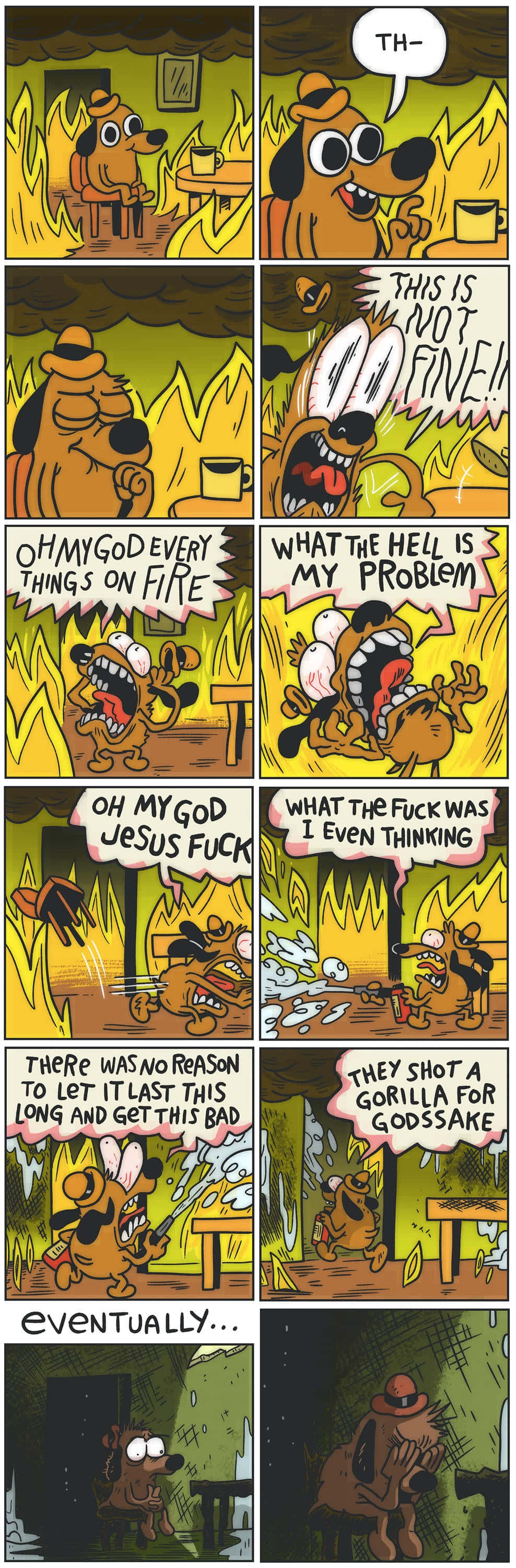 This Is Fine 988 X 3000