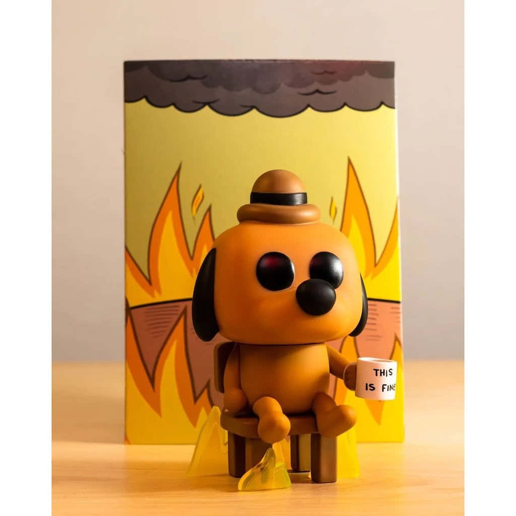 This Is Fine Clay Model Background