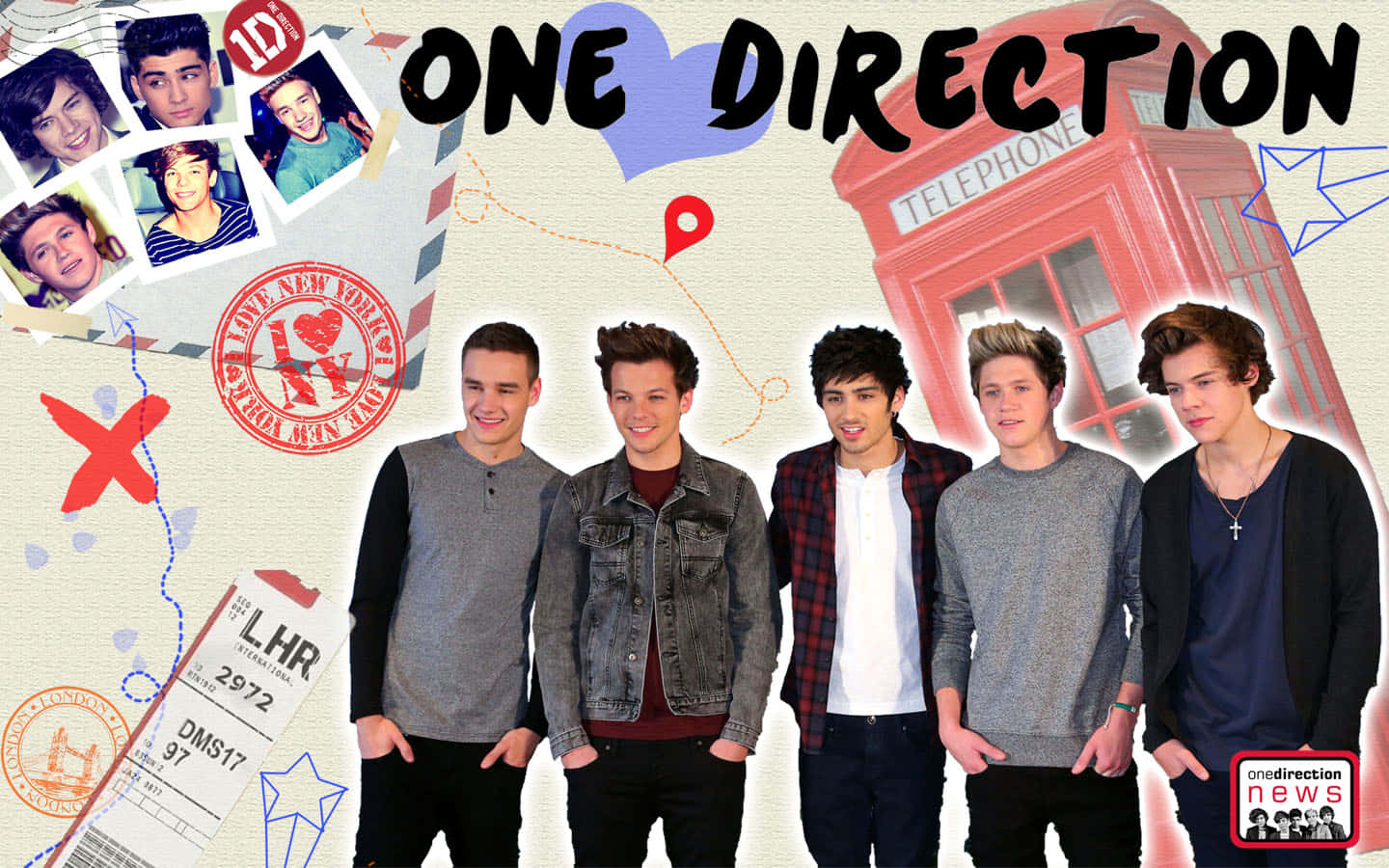 This One Direction-themed Laptop Will Make You The Envy Of Your Friends! Background