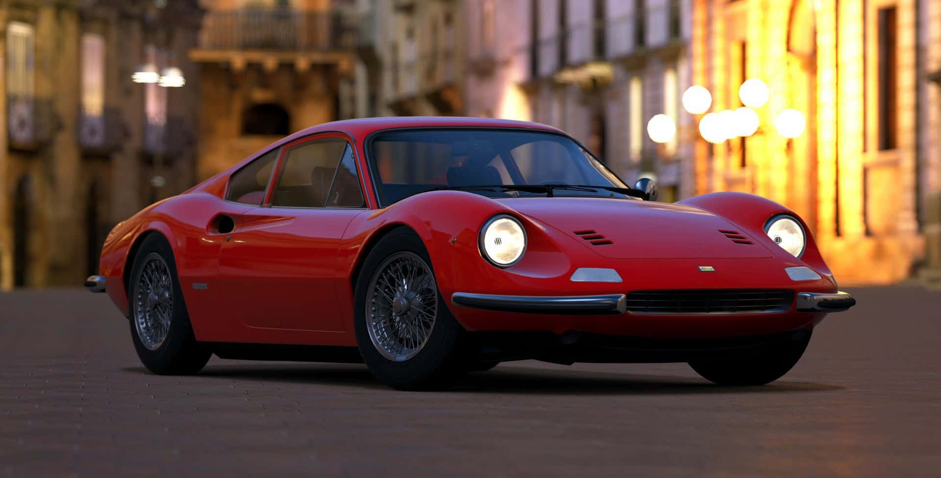 This Vintage Ferrari Is A Showstopper Background