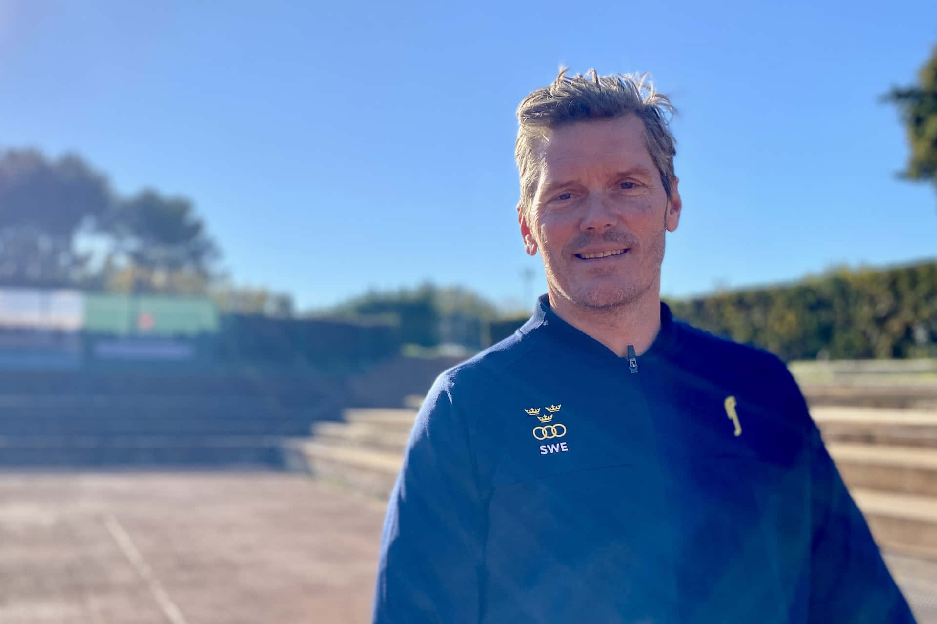 Thomas Enqvist Smiling Outdoors