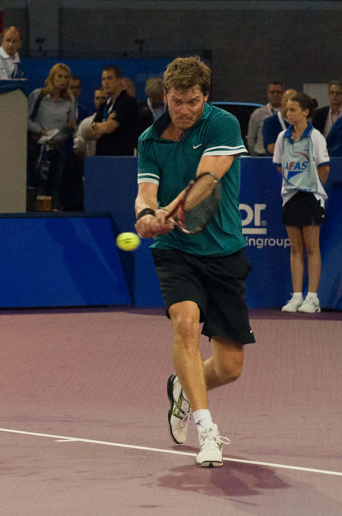 Thomas Enqvist Swinging Racket Full Body