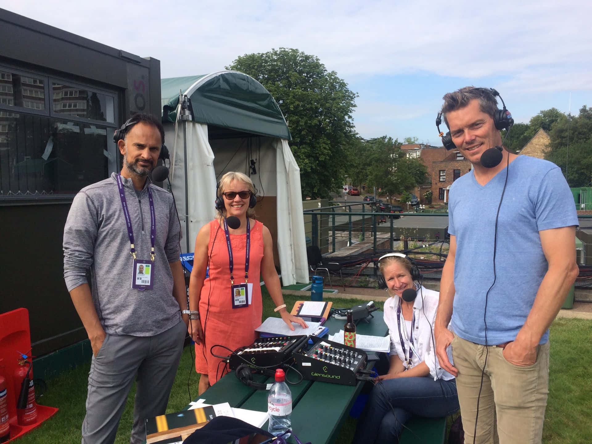 Thomas Enqvist With Sound Equipment