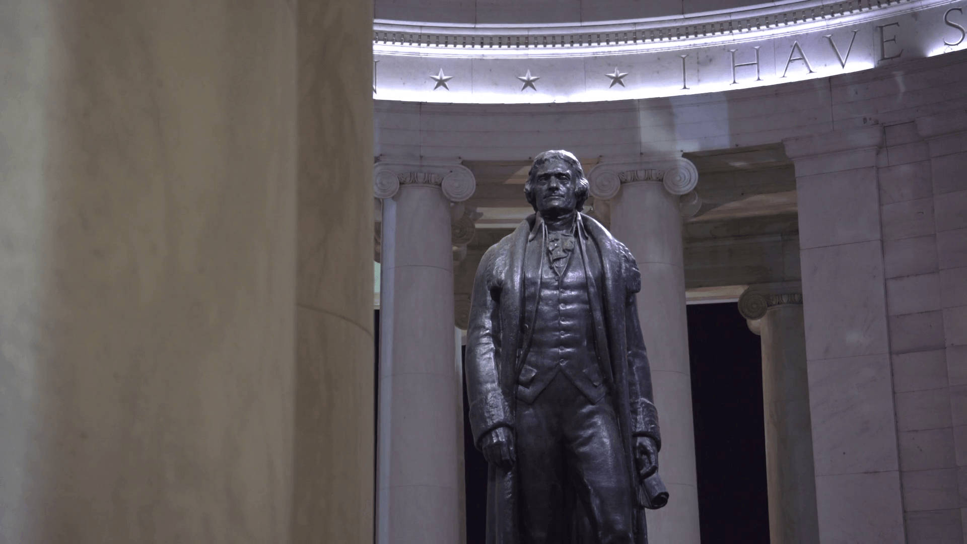 Thomas Jefferson Memorial Bronze Statue