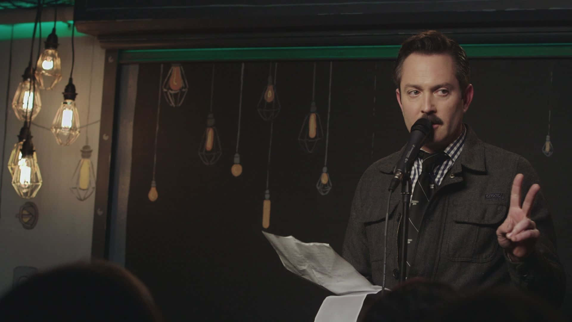 Thomas Lennon In A Radiant Portrait Background