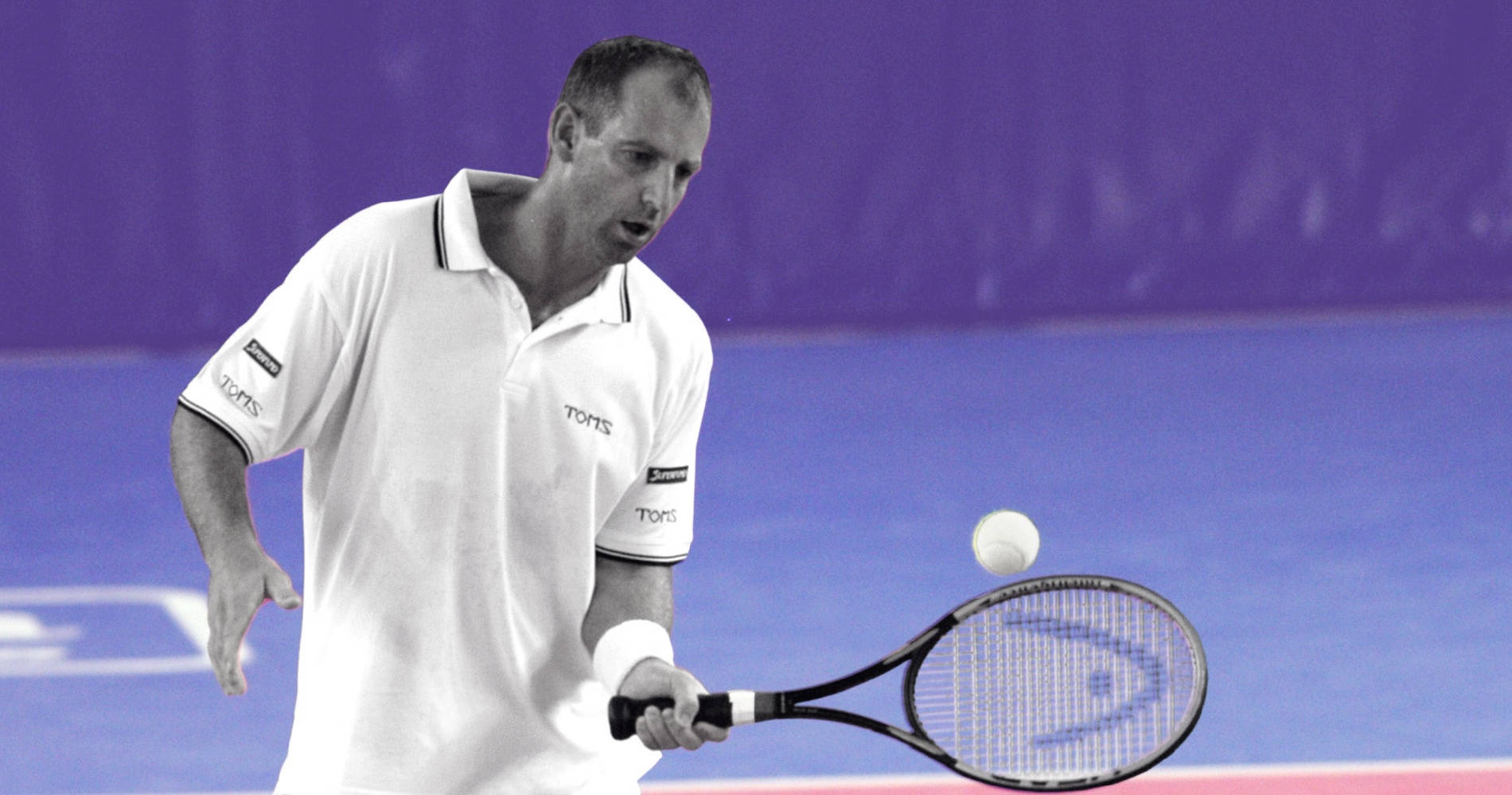 Thomas Muster Selective Color Image Background