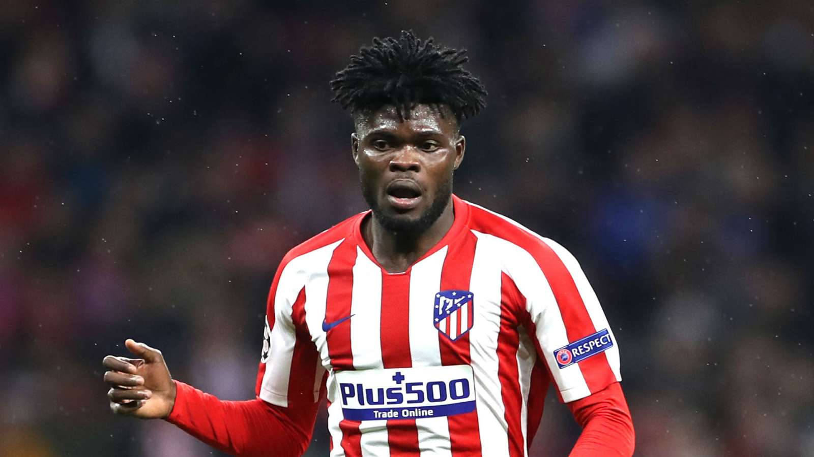 Thomas Partey Raising A Hand